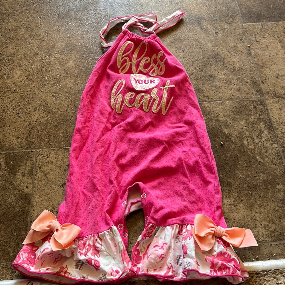 Valentine’s Day Halter Romper